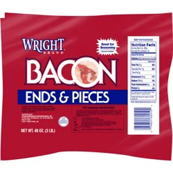 Wright Brand Bacon Ends and Pieces, 48 oz