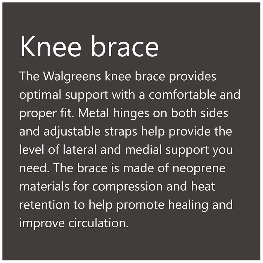 slide 3 of 5, Walgreens Knee Brace One Size, 1 ct