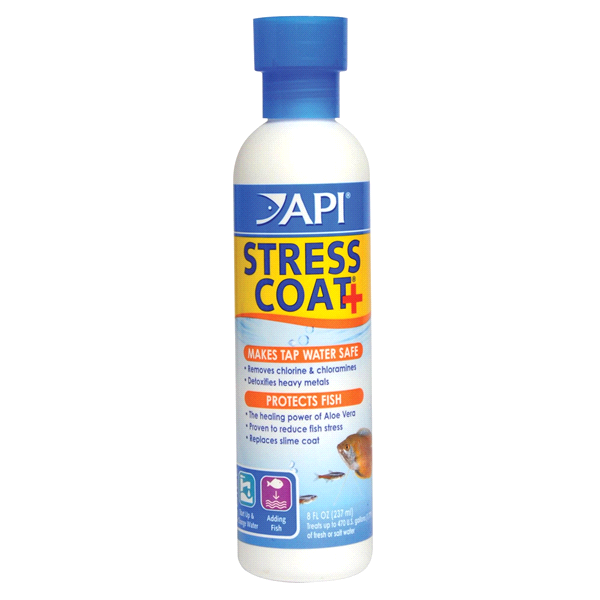 slide 1 of 1, API Stress Coat Aquarium Water Conditioner Bottle, 8 oz