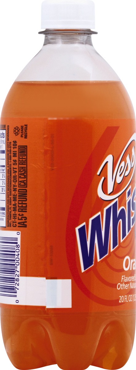 slide 6 of 11, Vess Whistle Orange Soda - 20 fl oz, 20 fl oz