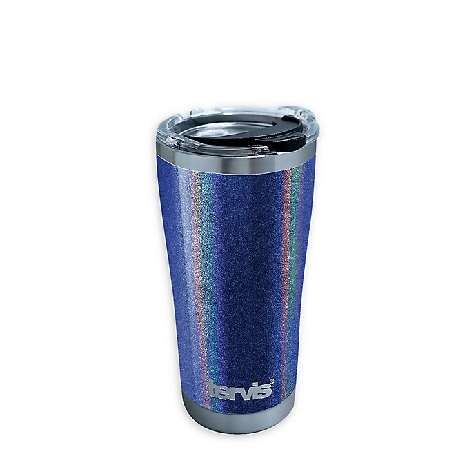 slide 1 of 1, Tervis Shimmer Stainless Steel Tumbler with Lid - Indigo, 20 oz