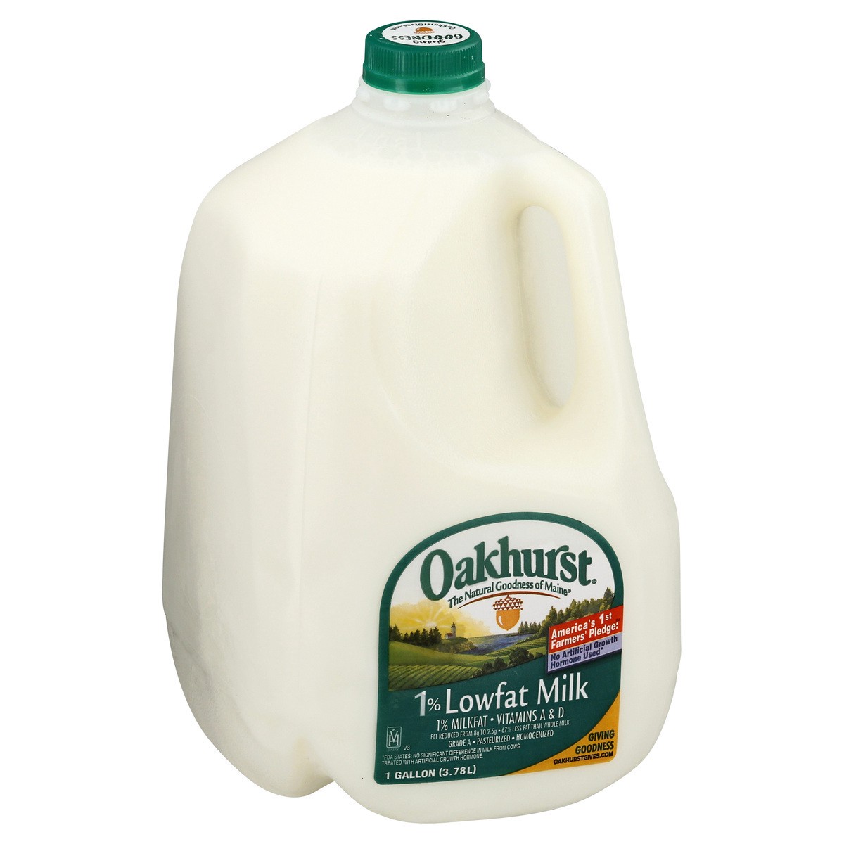 slide 7 of 13, Oakhurst 1% Lowfat Milk 1 gl, 1 gal