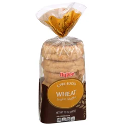 Hy-vee Wheat English Muffins