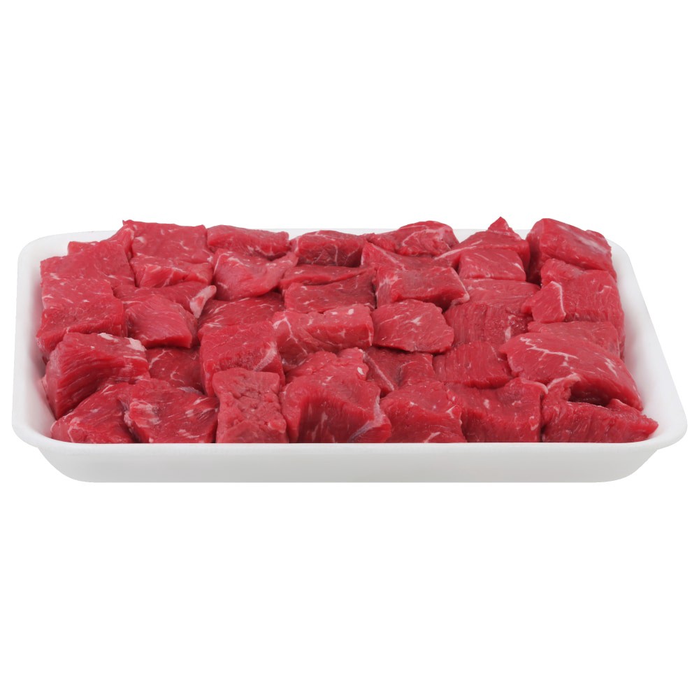 slide 1 of 1, Harris Teeter Reserve Angus Beef Stew Beef Value Pack, per lb
