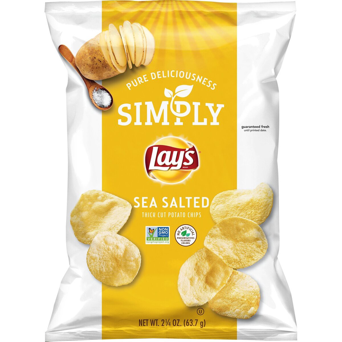 slide 1 of 7, Lay's Potato Chips, 2.25 oz