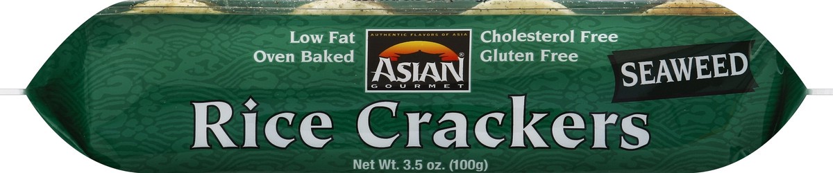 slide 3 of 6, Asian Gourmet Rice Crackers 3.5 oz, 3.5 oz