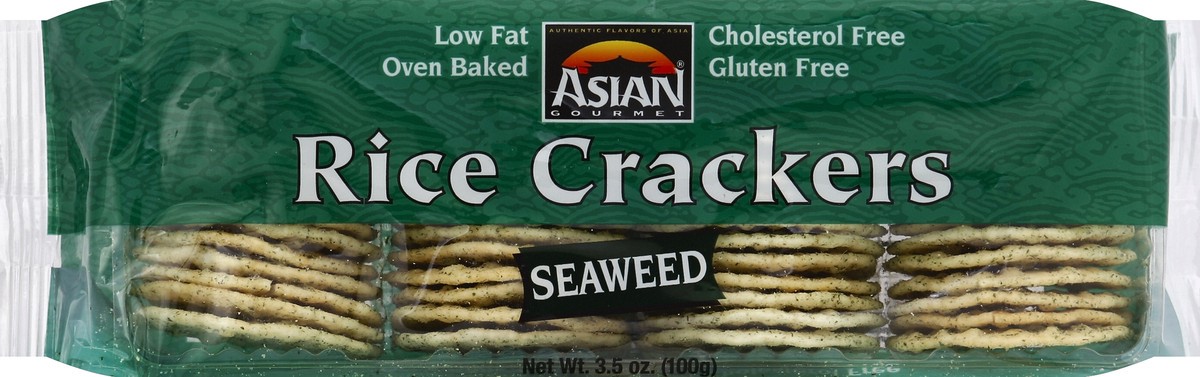 slide 4 of 6, Asian Gourmet Rice Crackers 3.5 oz, 3.5 oz