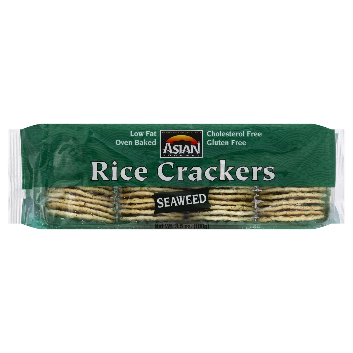 slide 2 of 6, Asian Gourmet Rice Crackers 3.5 oz, 3.5 oz