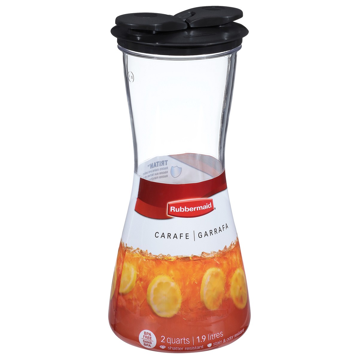slide 6 of 12, Rubbermaid Tritan Carafe, 2 qt