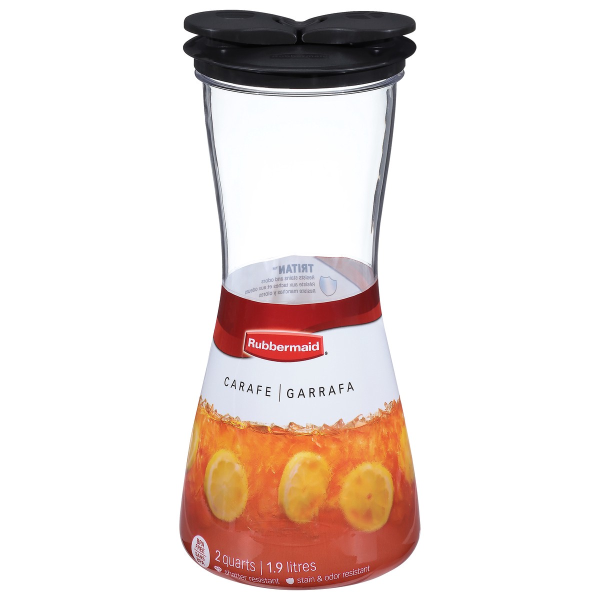 slide 12 of 12, Rubbermaid Tritan Carafe, 2 qt