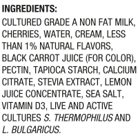 slide 7 of 29, Too Good & Co. Black Cherry Yogurt-Cultured Low Fat Milk Product, Fruit On The Bottom, 5.3 OZ Cup, 5.3 oz