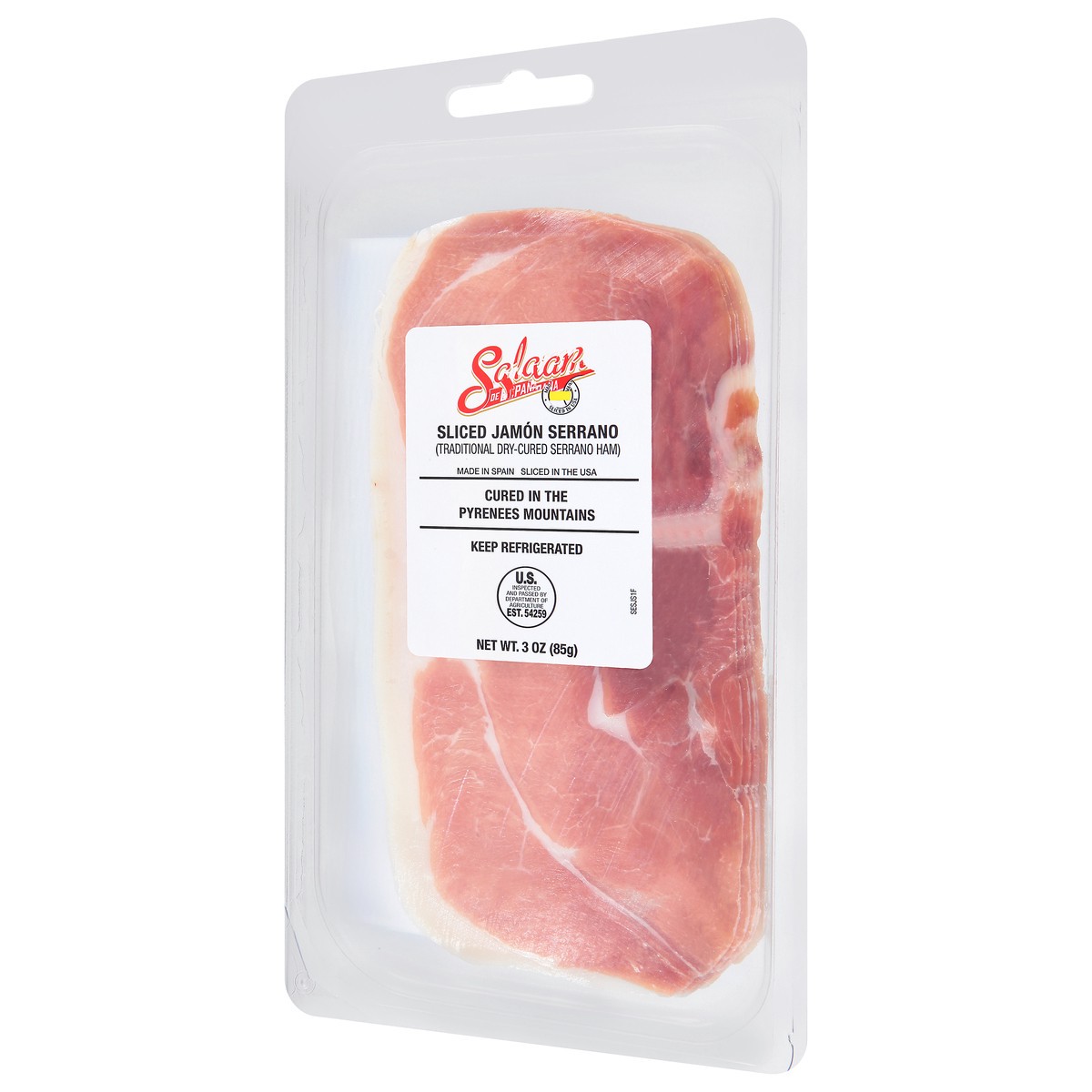 slide 12 of 12, Salame de Espana Sliced Jamon Serrano 3 oz, 3 oz