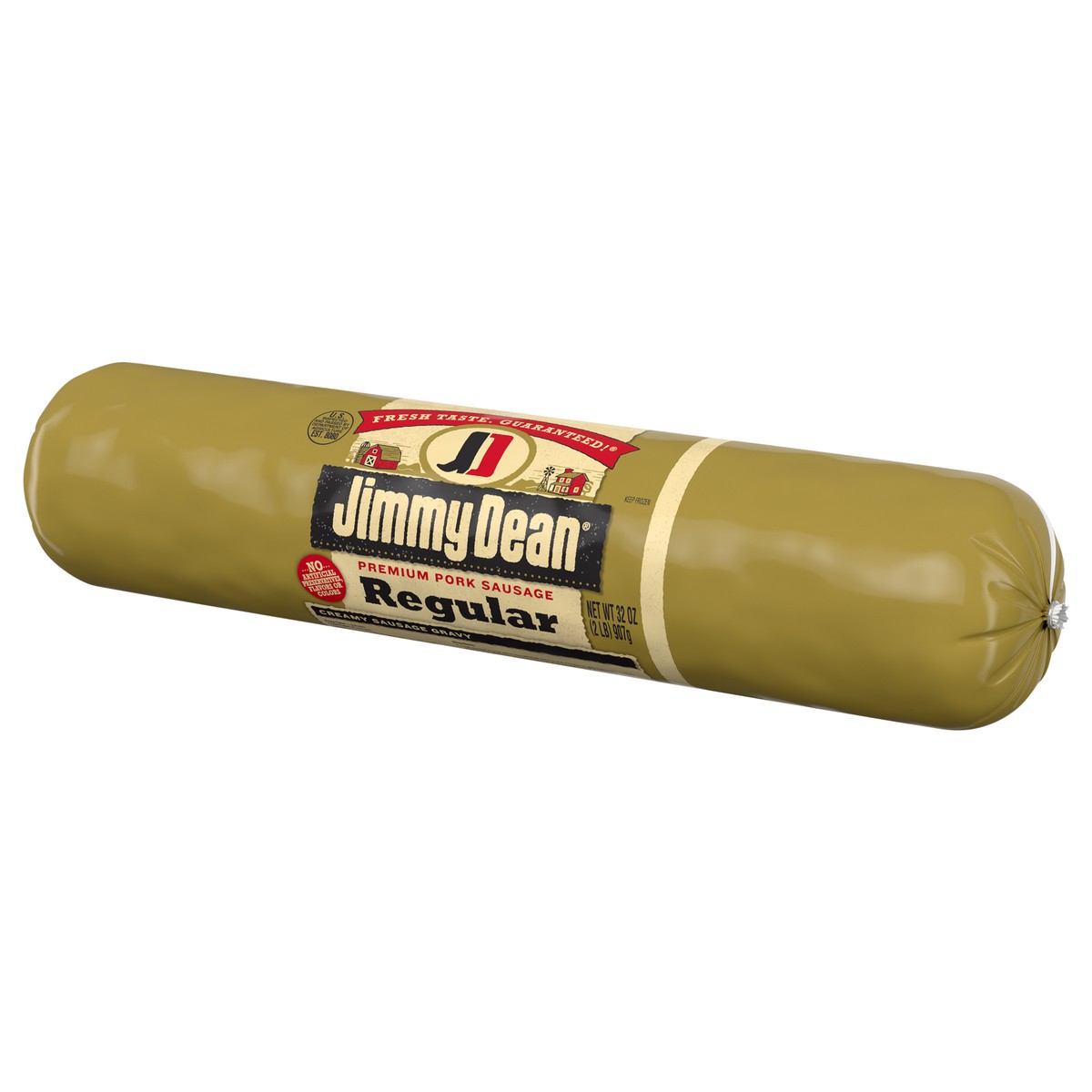 slide 3 of 8, Jimmy Dean Premium Pork Regular Breakfast Sausage Roll, 32 oz, 907.18 g