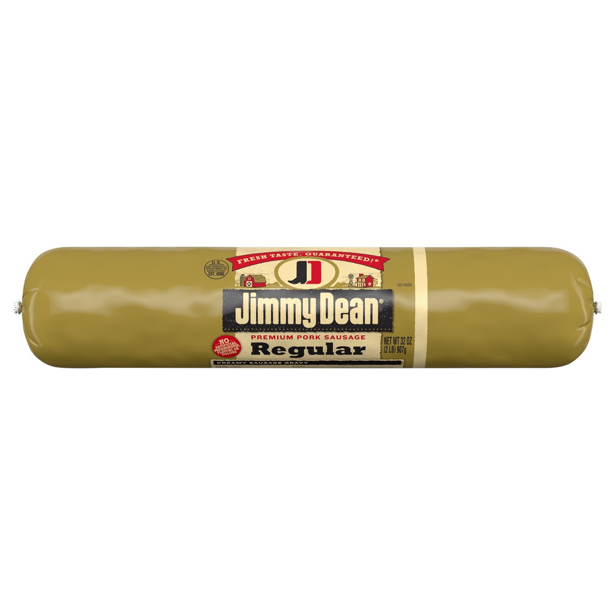 slide 2 of 8, Jimmy Dean Premium Pork Regular Breakfast Sausage Roll, 32 oz, 907.18 g