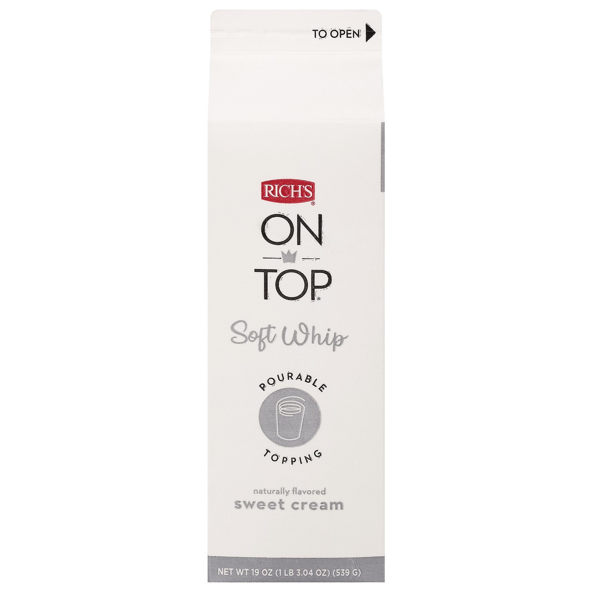 slide 2 of 14, Rich's On Top Sweet Cream Soft Whip - 19 oz, 19 oz