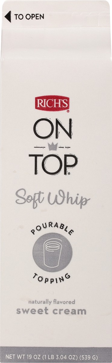 slide 12 of 14, Rich's On Top Sweet Cream Soft Whip - 19 oz, 19 oz