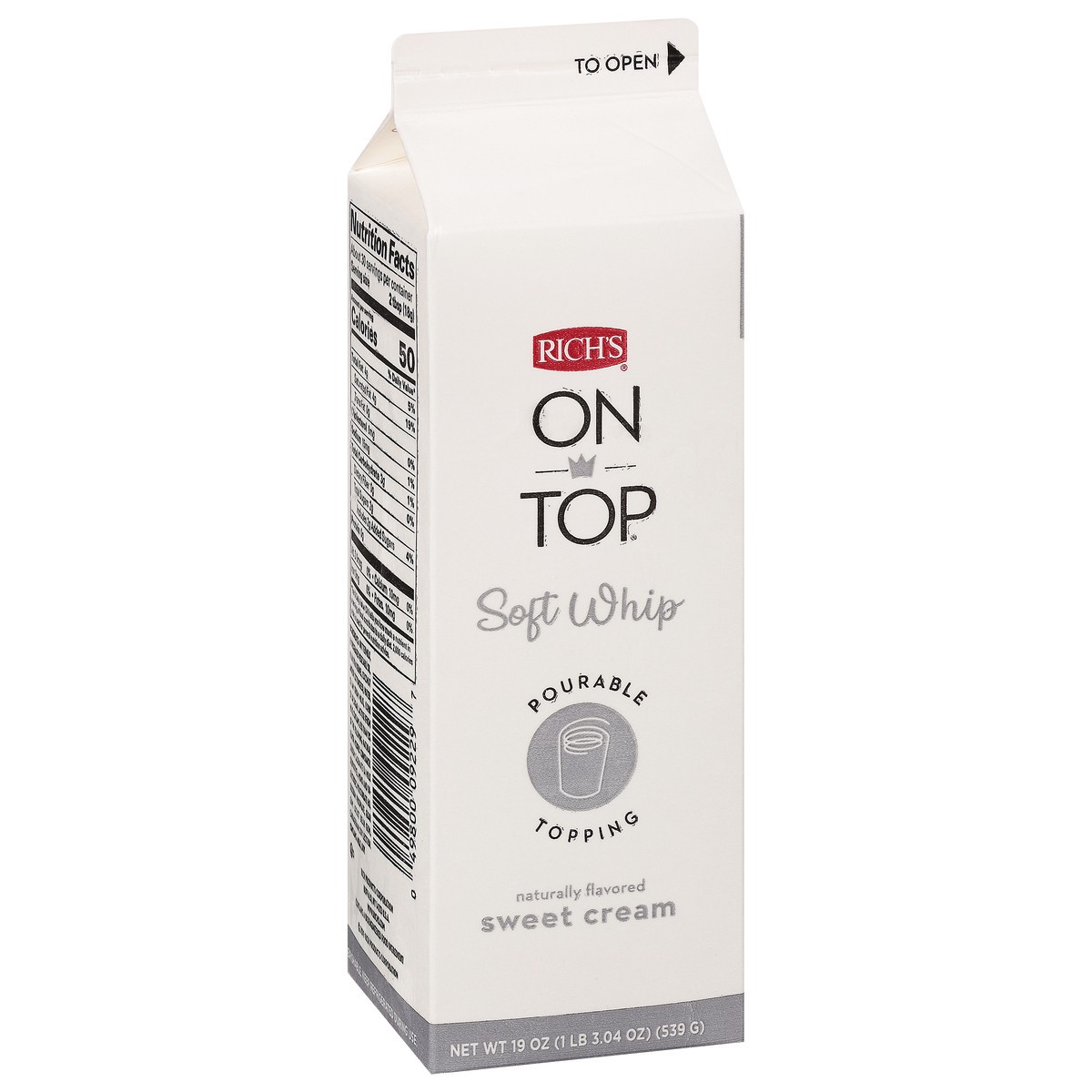 slide 10 of 14, Rich's On Top Sweet Cream Soft Whip - 19 oz, 19 oz