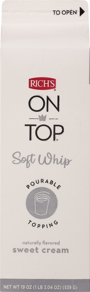 slide 8 of 14, Rich's On Top Sweet Cream Soft Whip - 19 oz, 19 oz