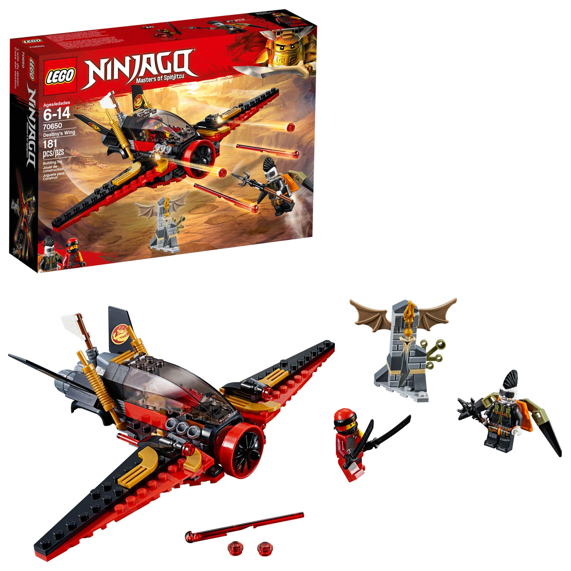 slide 1 of 8, LEGO Ninjago Destiny's Wing 70650, 1 ct