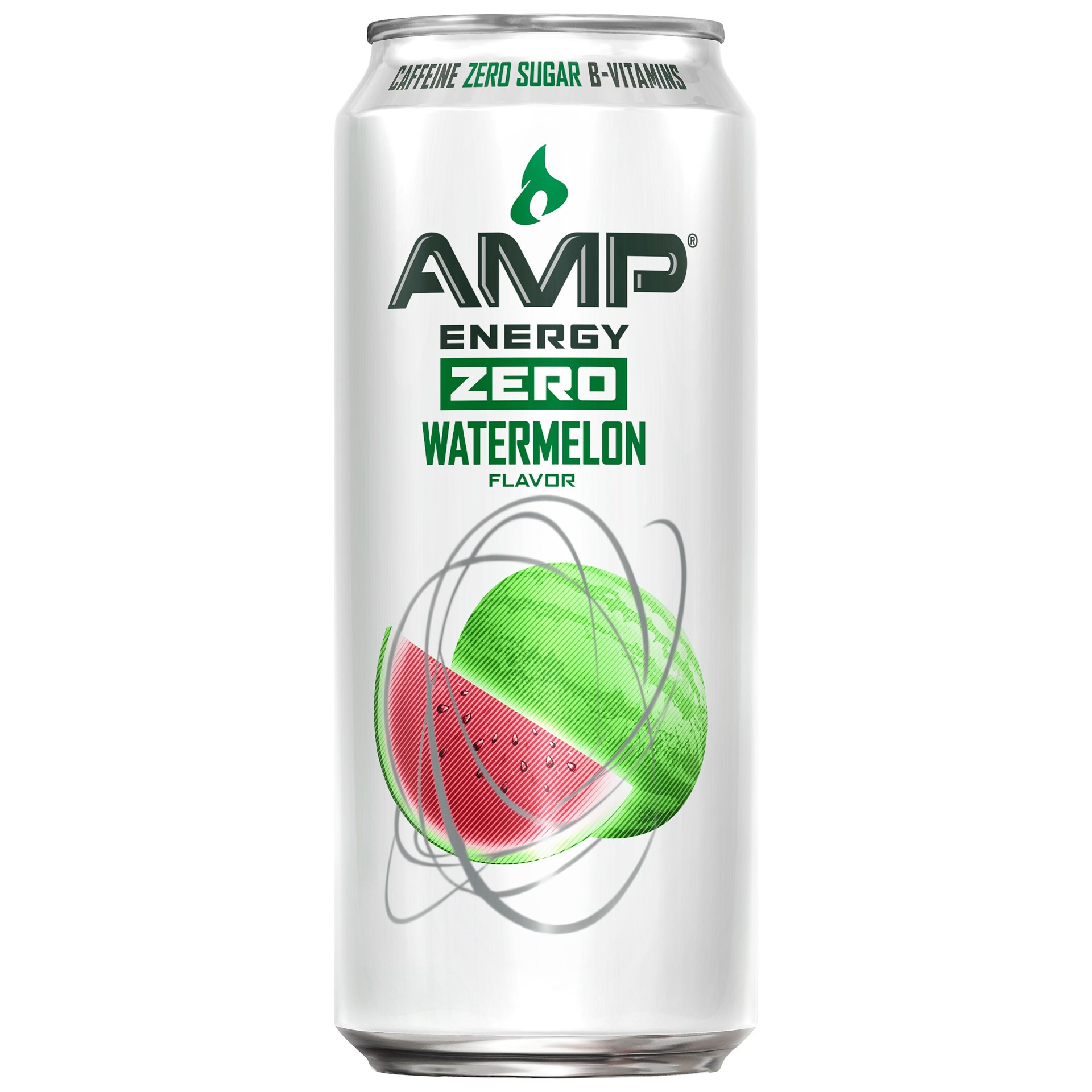 slide 1 of 4, AMP Zero Watermelon Energy Drink, 16 fl oz