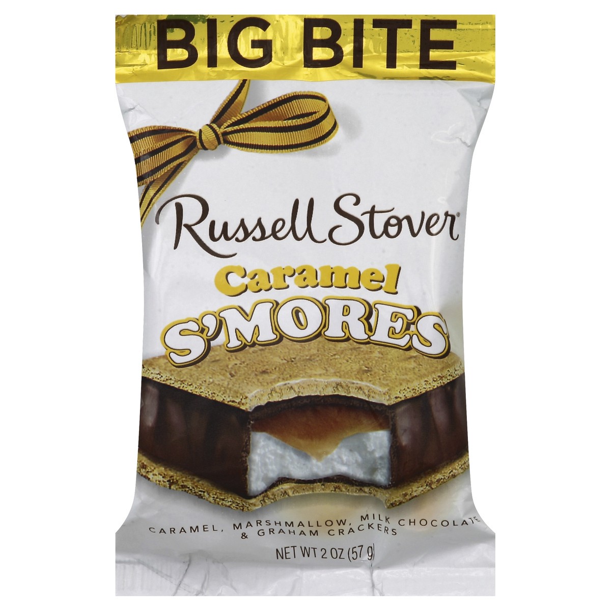 slide 6 of 6, Russell Stover Smore's, Caramel, Big Bite, 2 oz