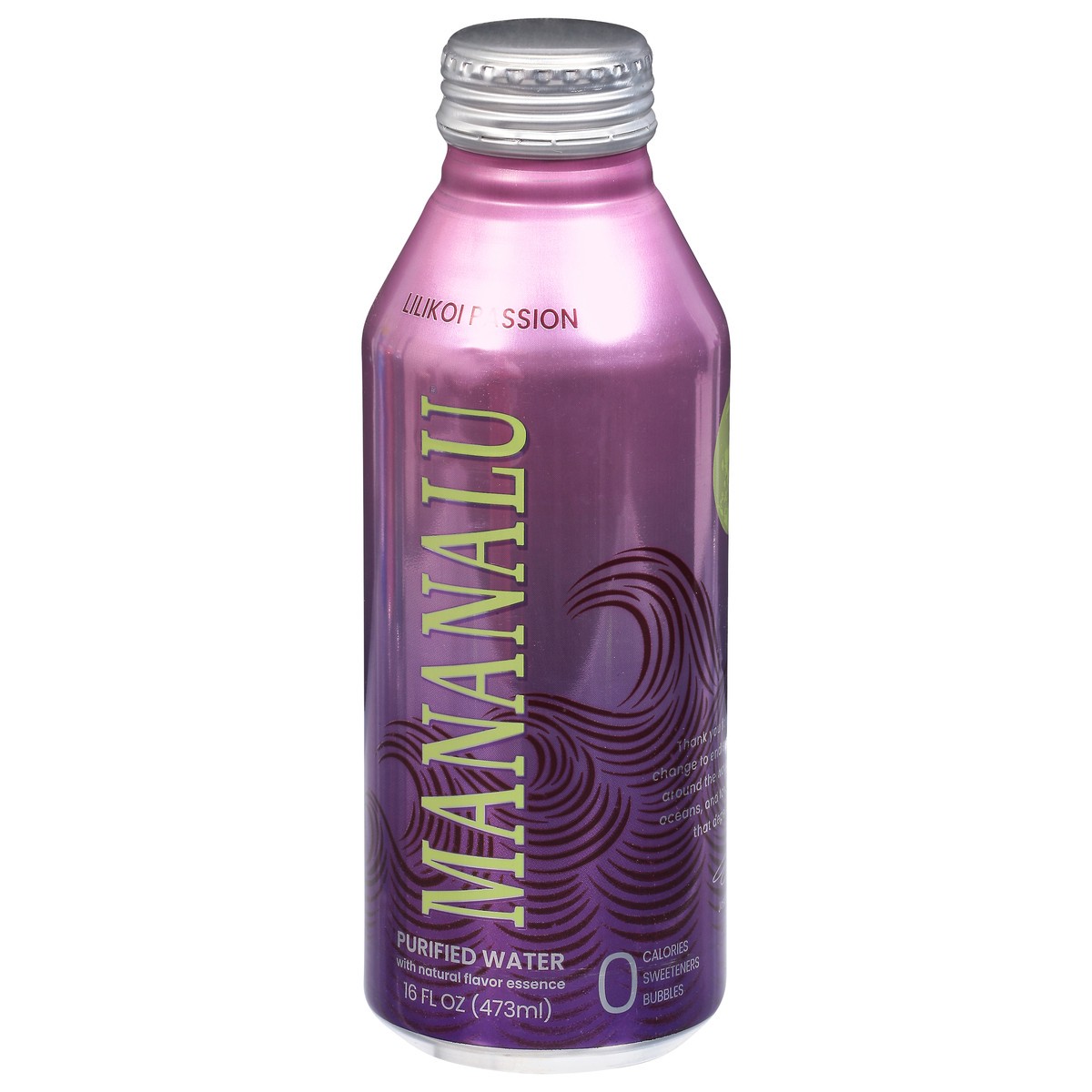 slide 6 of 9, Mananalu Lilikoi Passion Flavored Water - 16 fl oz, 16 fl oz