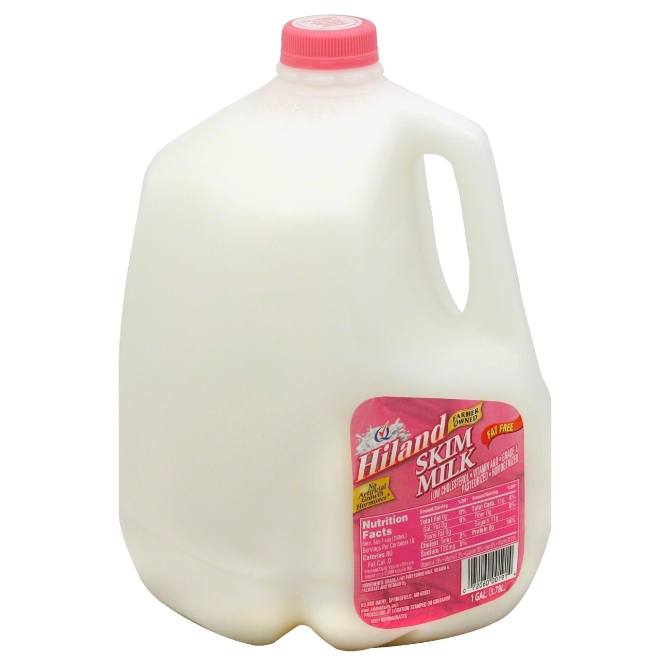 Hiland Dairy Fat Free Skim Milk 128 oz Shipt