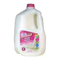 Hiland Dairy Fat Free Milk, One Gallon, 128 Fl Oz
