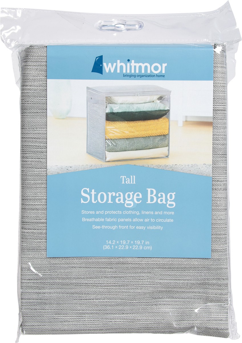 slide 8 of 12, Whitmor Tall Storage Bag 1 ea, 1 ct