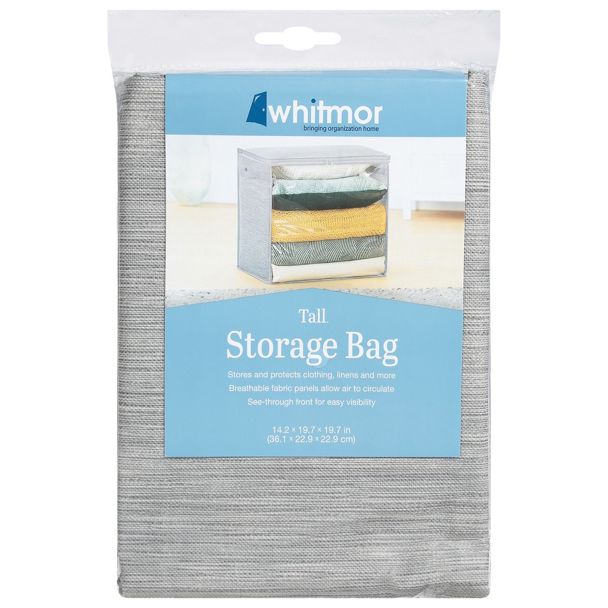 slide 5 of 12, Whitmor Tall Storage Bag 1 ea, 1 ct