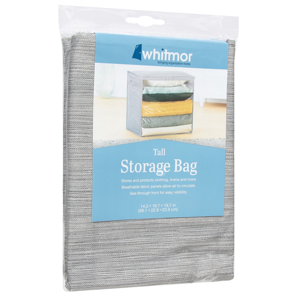 slide 9 of 12, Whitmor Tall Storage Bag 1 ea, 1 ct