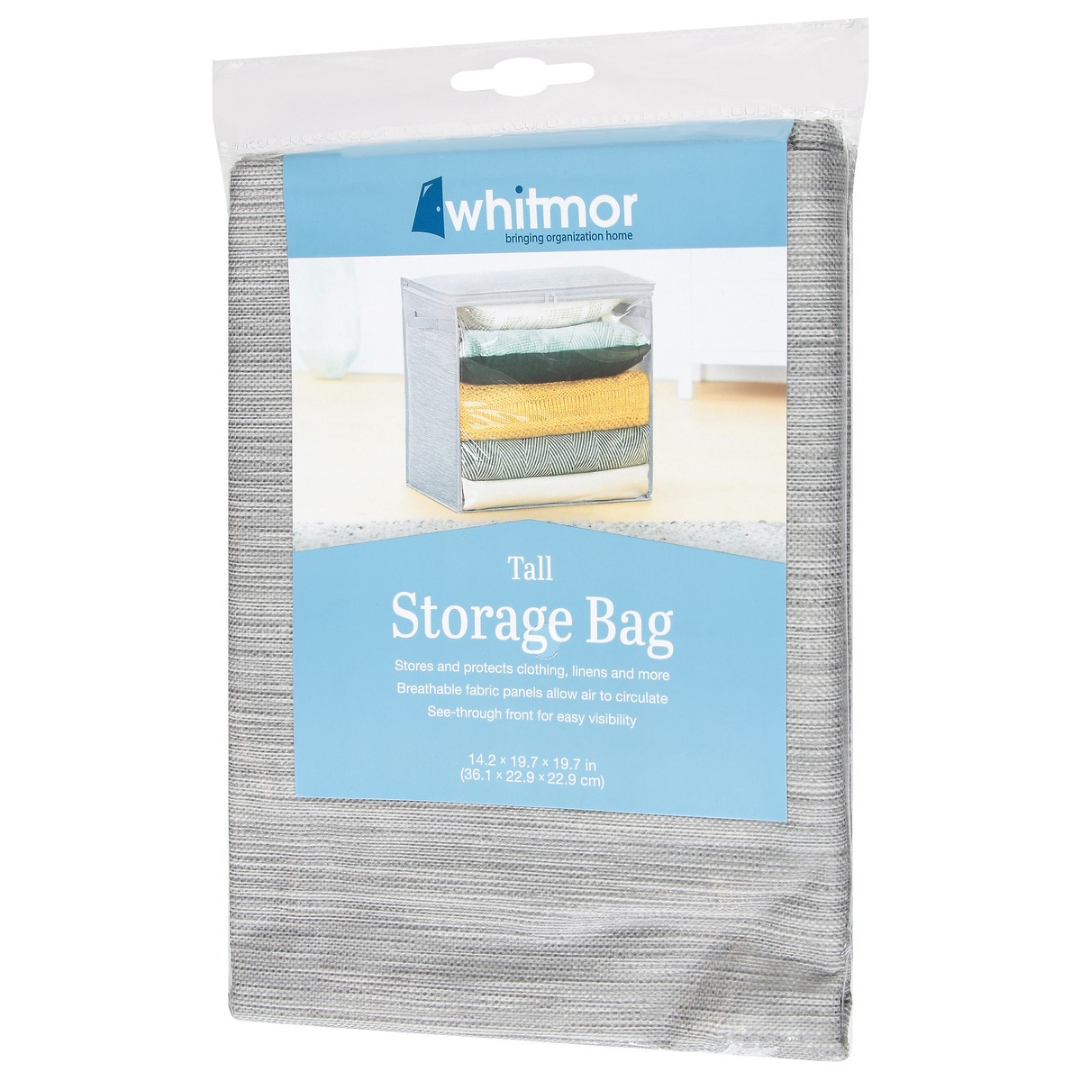 slide 4 of 12, Whitmor Tall Storage Bag 1 ea, 1 ct