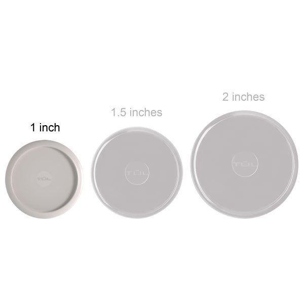 slide 2 of 2, Tulip TUL® Discbound Notebook Expansion Discs, 1"", Cream, Pack Of 12, 12 ct