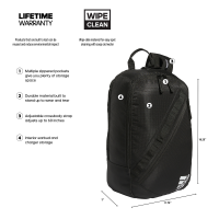 slide 3 of 9, Adidas Prime Sling Backpack Black, 1 ct