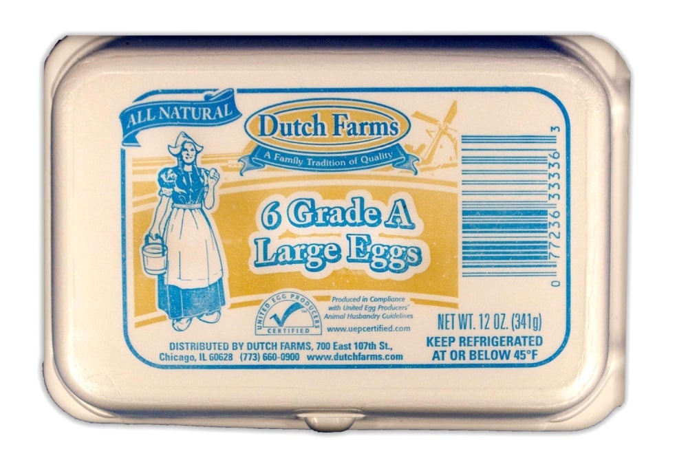 slide 1 of 1, Dutch Farms Grade A Large Eggs, 6 ct