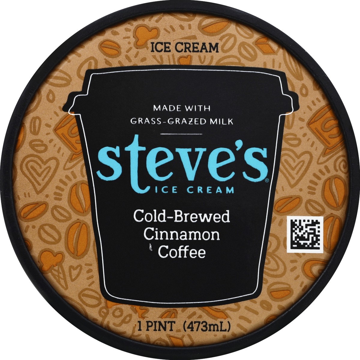 slide 6 of 6, Steve's Ice Cream Cold-Brewed Cinnamon Coffee Ice Cream - 16oz, 1 pint