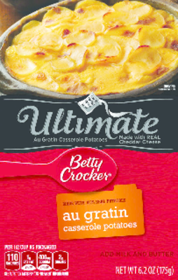 slide 1 of 1, Betty Crocker Ultimate Au Gratin Casserole Potatoes, 6.2 oz