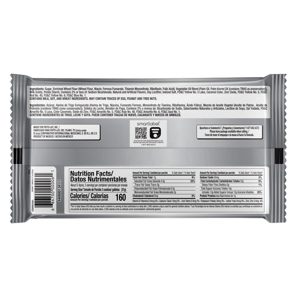 slide 2 of 2, Gamesa Cremax Wafers Cookies Vanilla 5.7 Oz, 5.7 oz