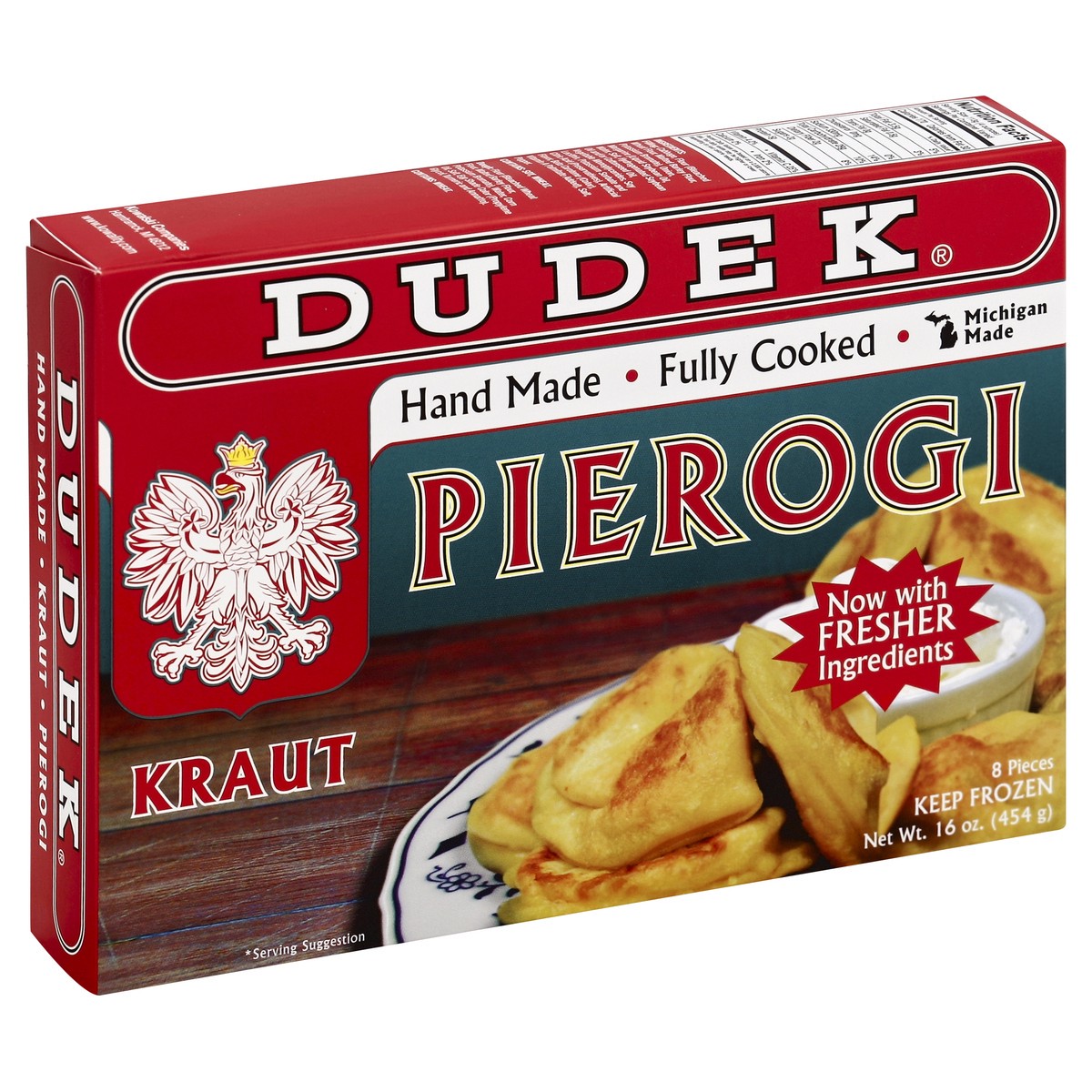 slide 4 of 5, Dudek Pierogi 8 ea, 8 ct