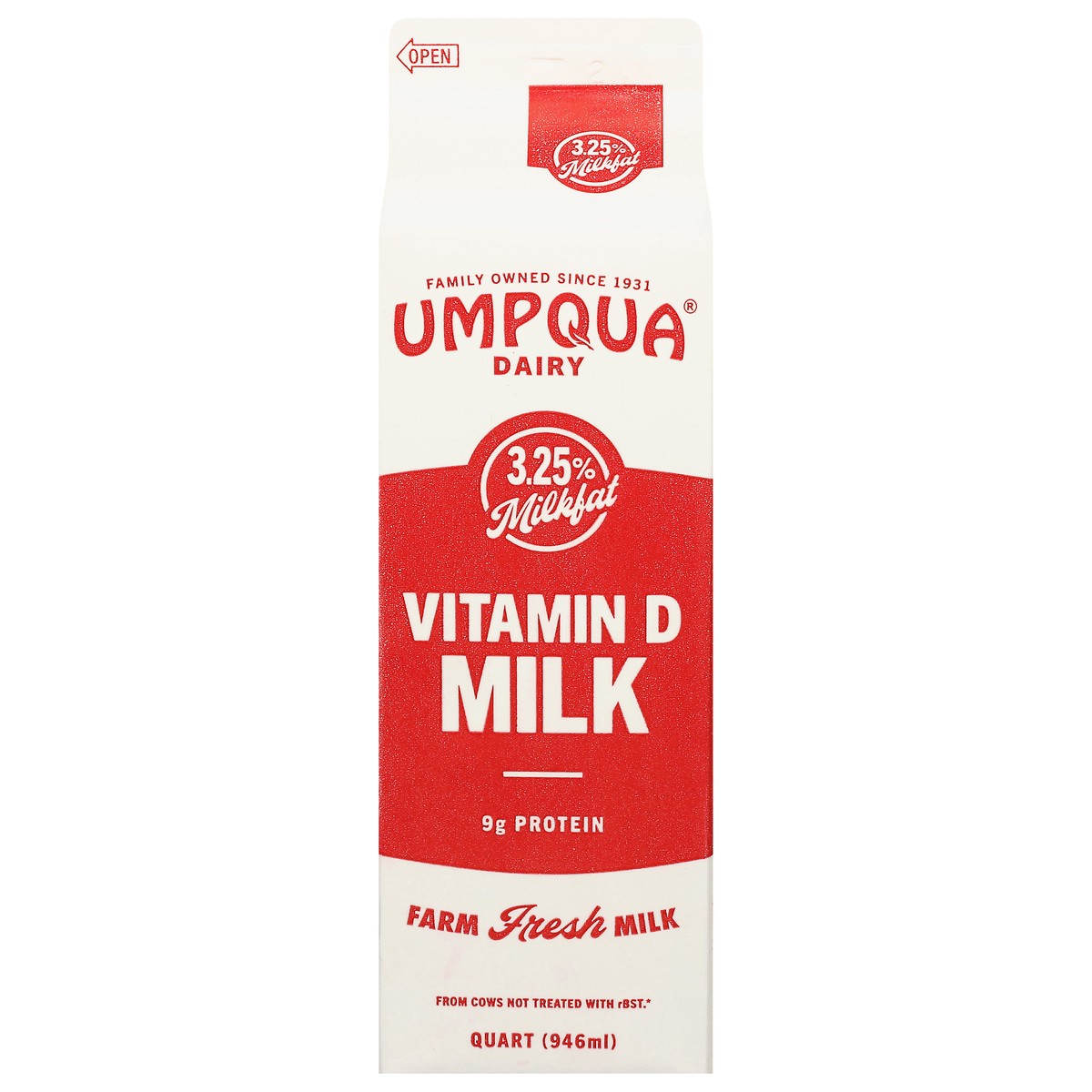 slide 3 of 4, Umpqua Dairy Vitamin D Milk 1 qt, 1 qt