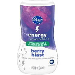 Kroger Energy Berry Blast Liquid Water Enhancer - 1.62 fl oz