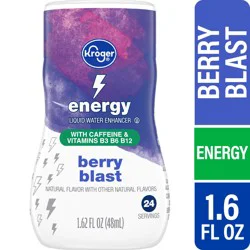 Kroger Energy Berry Blast Liquid Water Enhancer - 1.62 fl oz