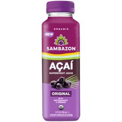 SAMBAZON Beverage, Organic Original Acai Superfruit Juice, 12 oz