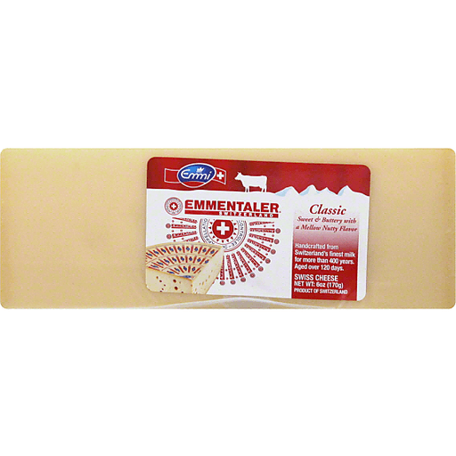 slide 2 of 2, Emmi Classic Emmentaler Swiss Cheese, 6 oz