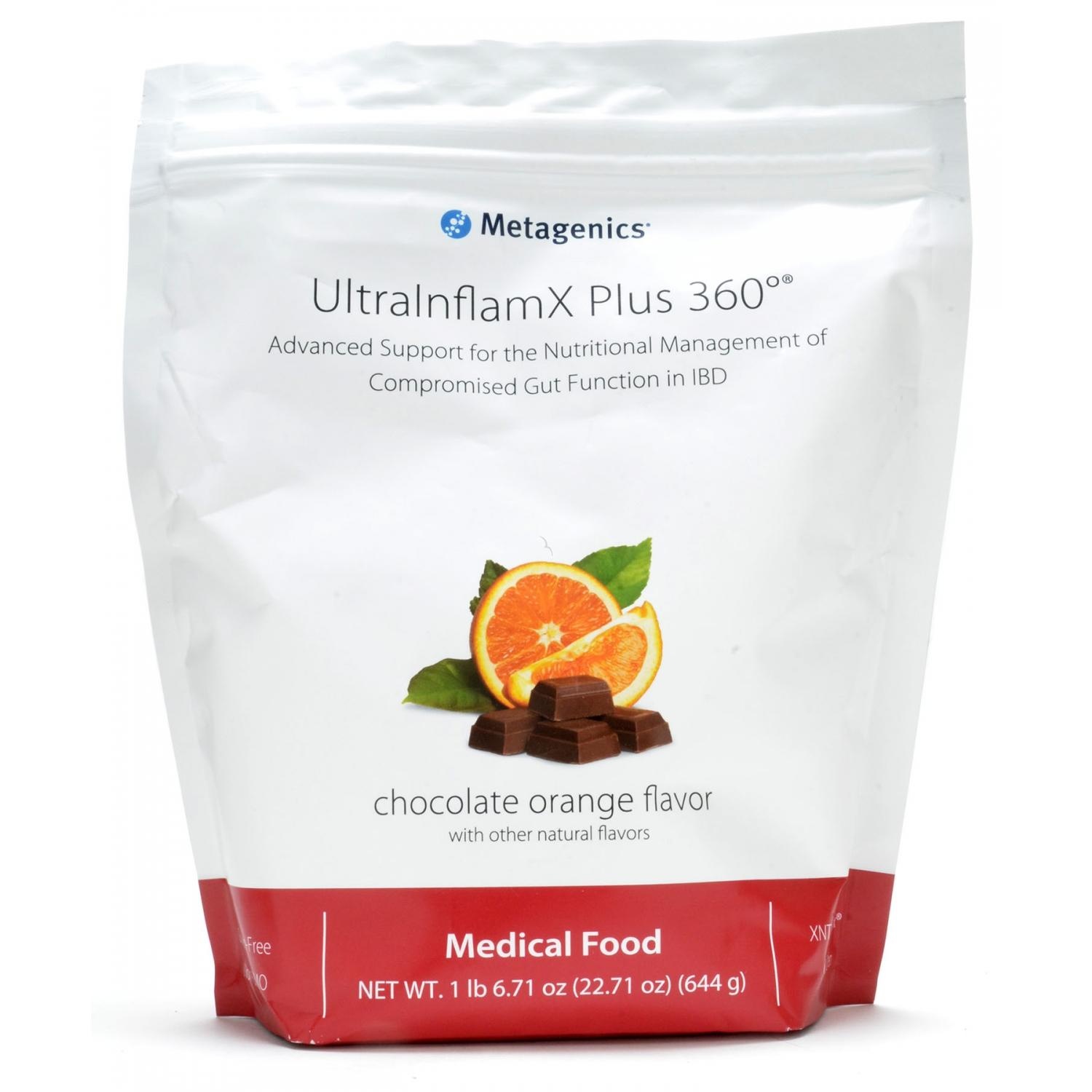slide 1 of 1, Metagenics Ultrainflamx+ 360 Choc Orange, 25.7 oz