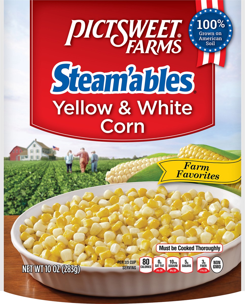 slide 4 of 7, PictSweet White Corn, 10 oz