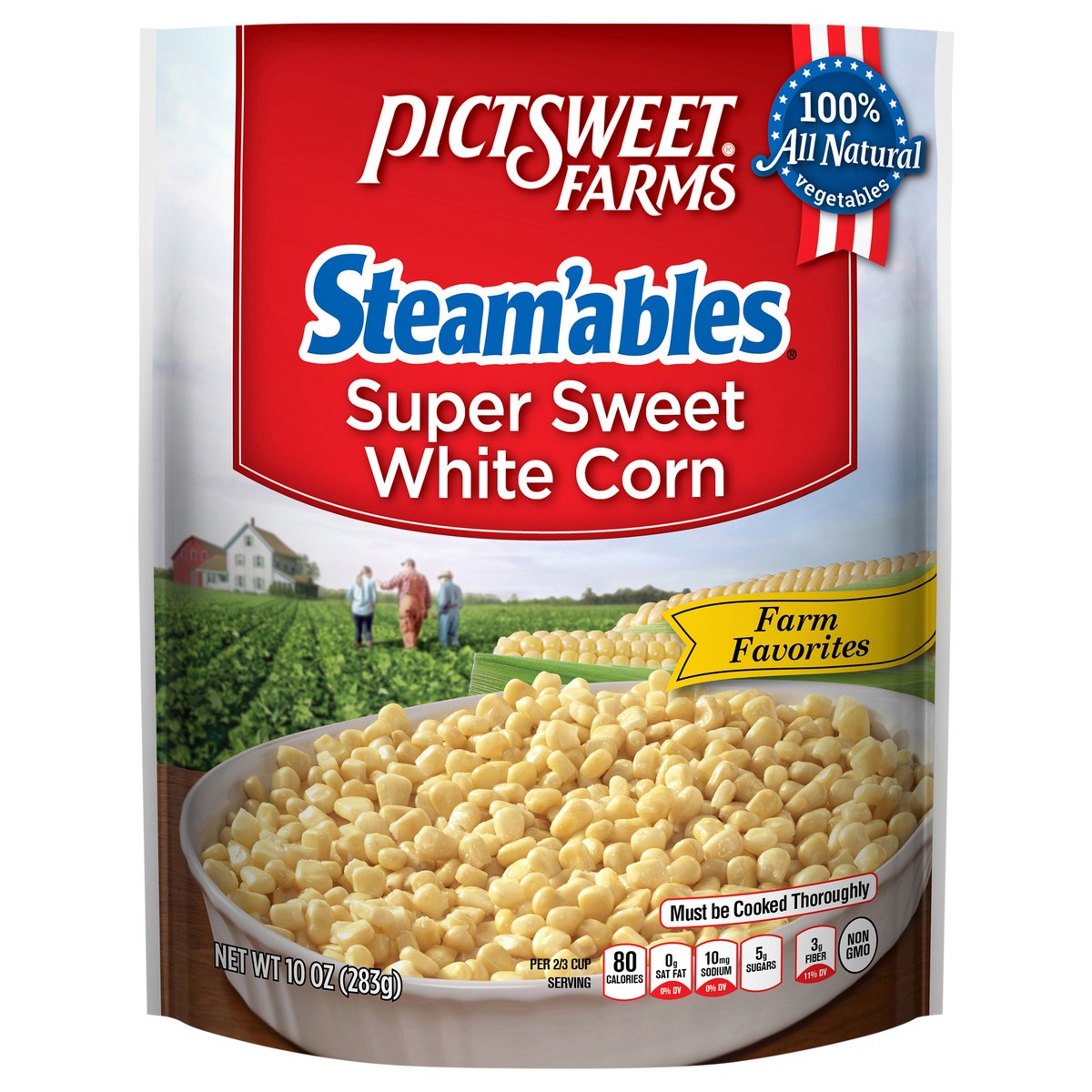 slide 1 of 7, PictSweet White Corn, 10 oz