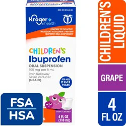 Kroger Childrens' Berry Flavor Ibuprofen Oral Suspension