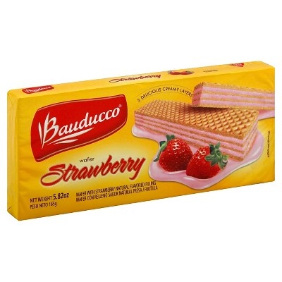 slide 1 of 2, Bauducco Strawberry Wafer, 5.82 oz