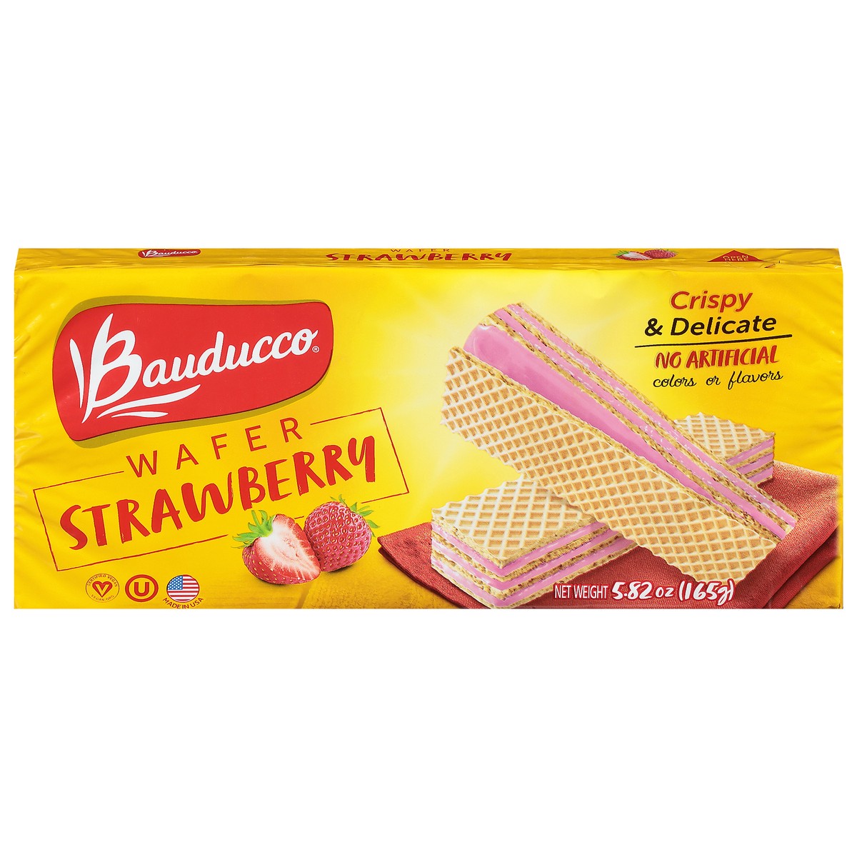 slide 1 of 3, Bauducco Strawberry Wafer 5.82 oz, 5.82 oz